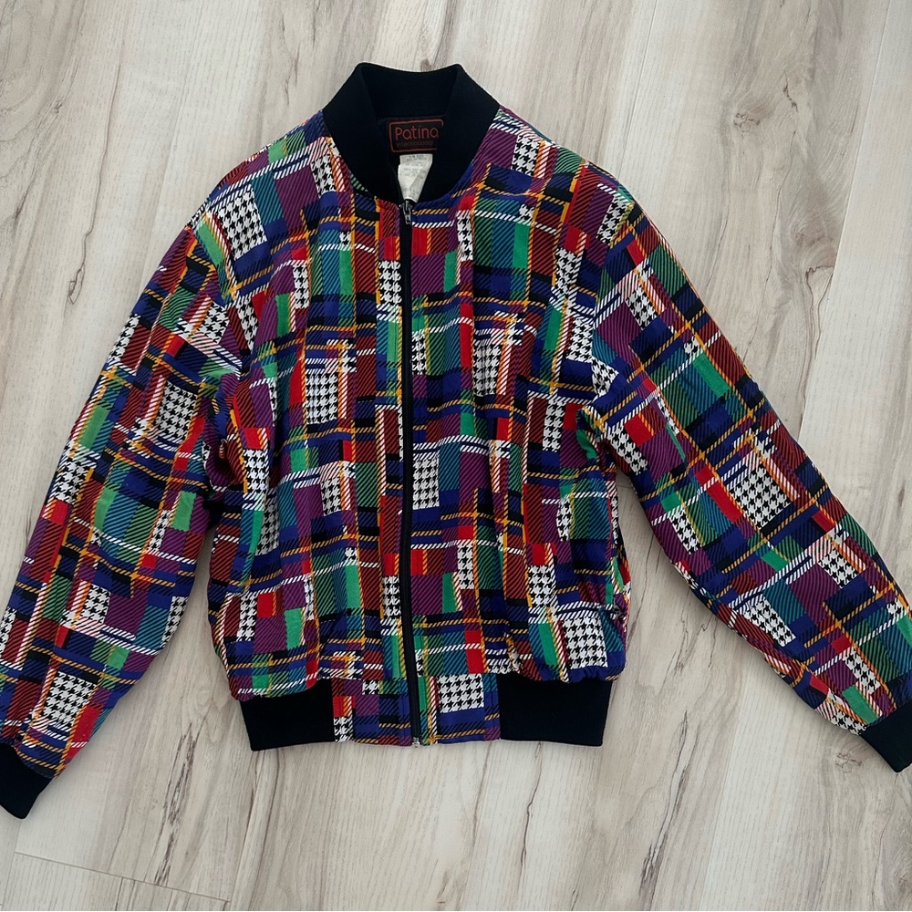 80’s Vintage Patina International Unisex Bomber Jacket Small